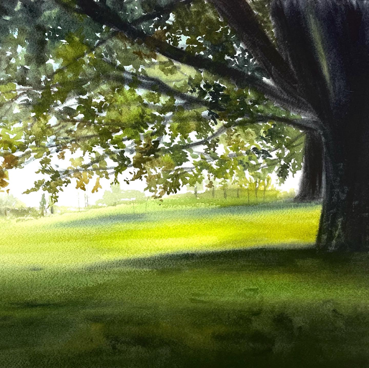 Sold watercolor by Olga Gogulya — work 24