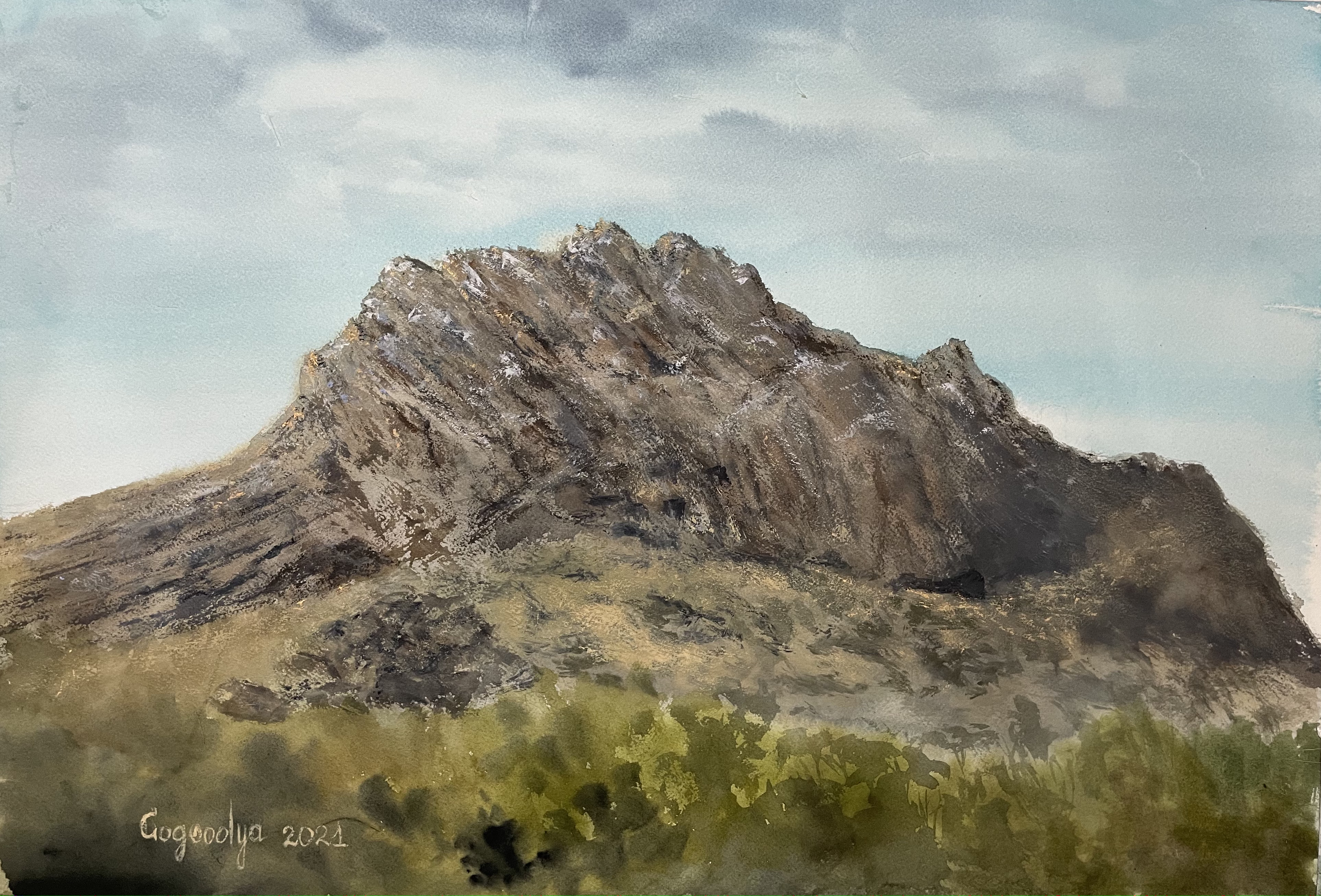 Sold watercolor by Olga Gogulya — work 12